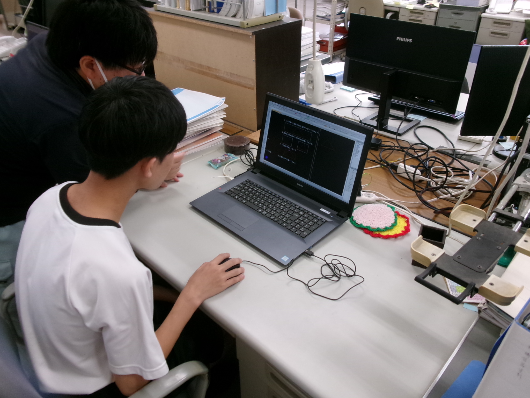中学生の職場体験実施　第1弾