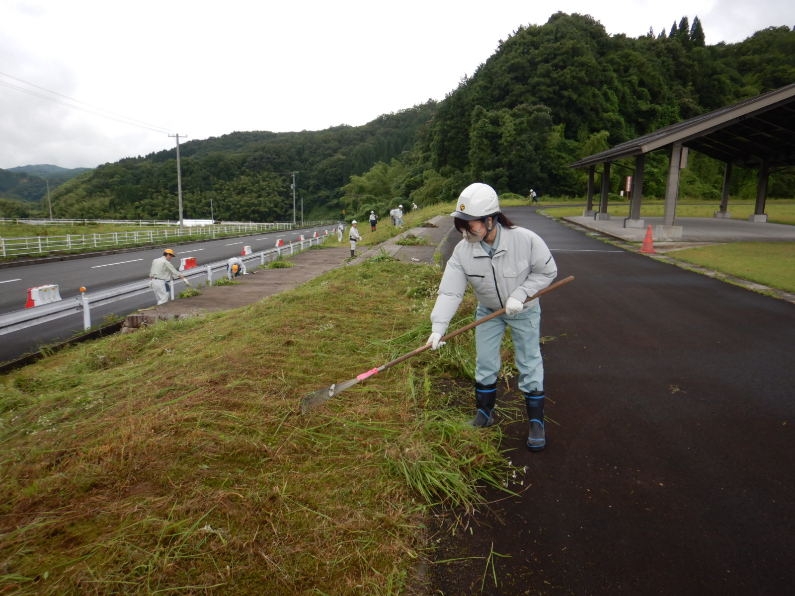 企業CSR活動 in 尾原ダム