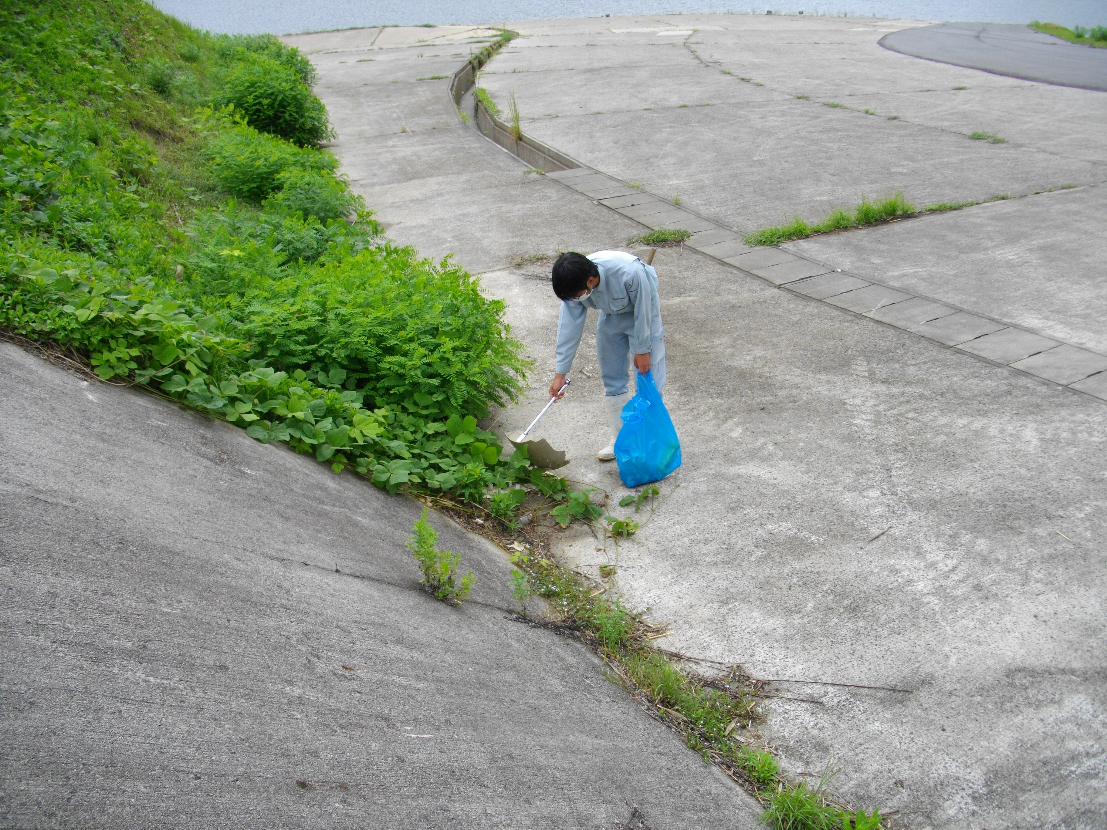 尾原ダム・さくらおろち湖環境美化活動